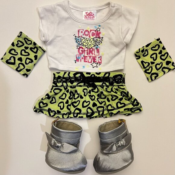 Build-A-Bear x Justice Outfit Clothes and Shoes Y2K - Picture 1 of 5